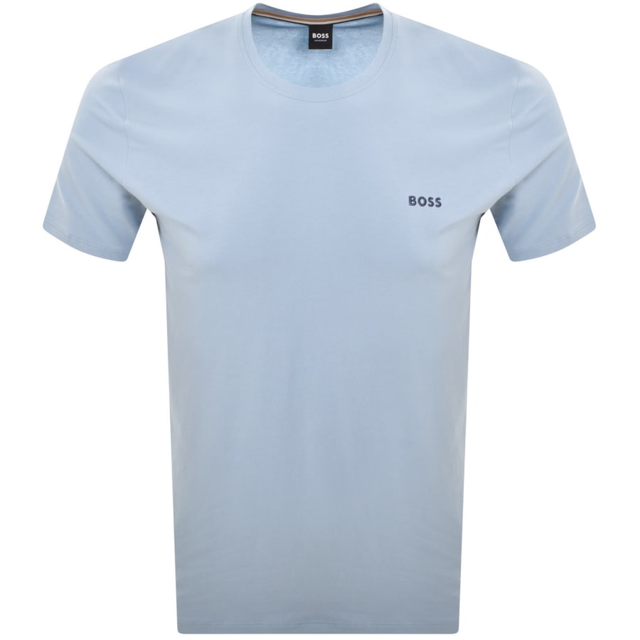 BOSS Mix And Match T Shirt And Short Set Blue | Mainline